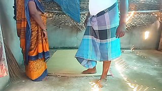 Indian Step Sister Village Home Cleaning Sex