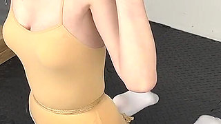 White Silk Gymnastics Uniform Rope and Metal Confinement (part 2)