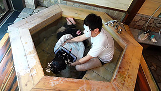 Dripping Uniform, Restrained in a Bathtub, off-campus Lesson