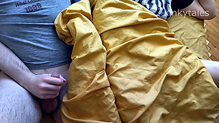 I Share a Bed with My Stepsister and Hear the Sounds of Sex Through the Wall. We Can't Sleep and Fucking Until I Creampie Her