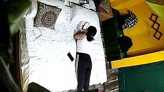 Horny fat arab housewife fingered on amateur hidden cam