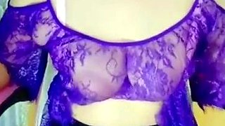 Sagging tits trying to feed you