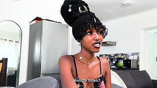 I made this EBONY student scream hard