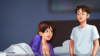A very lucky guy fucking all the mature girls - summertime saga