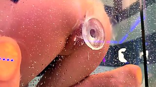 Wet and wild solo masturbation session with teen vixen