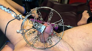 Busty fetish babe tugs foot fetishist