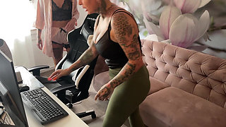 Naughty Stepdaughter Gets Fucked by Stepmother!