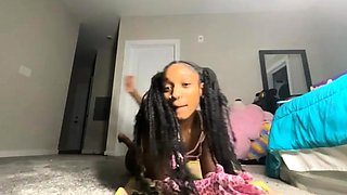 Black and round asses