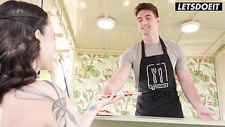 LetsDoeIt featuring Jimmy Bud and Mariana Martix's hardcore smut