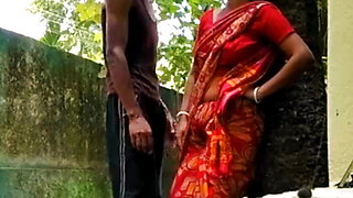 Indian Bhabi outdoor fuck with Devar