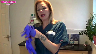 Latex Glove JOI in the Dental Chair Naughty Nurse POV