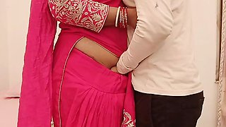 Punjabi Stepmom Standing Fucking With Her Stepson in Winter Hardcore