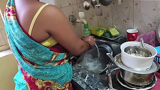 Indian Maid Hard Fucking In Kitchen