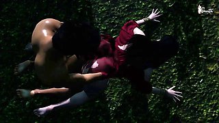 Indian Cheating Wife Savita Seduces Her Brother-in-law and Has Sex with Him in the Jungle. -