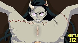 Demon Slayer Nezuko Demon Form Deep Anal (hentai)