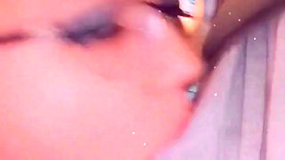 Taking videos of me playing with his dick with my mouth this is so much fun