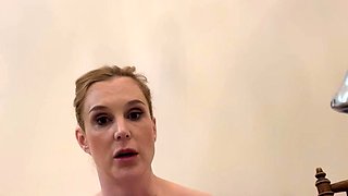 Big titty amateur milf fingering and toying