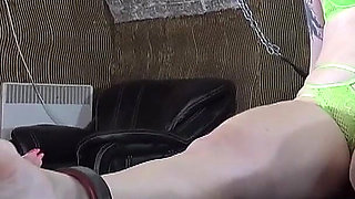 Wild Redhead MILF Watches as Her Friend Licks and Massages Her Feet