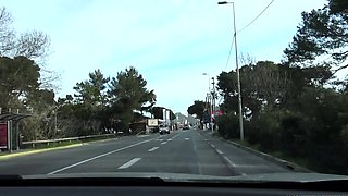 Real blonde amateur giving a POV blowjob