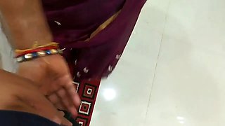 Beautiful Indian Bhabhi Hot Blowjob and Rough Fucking with Young Brother in Law- Every angle Hard Sex