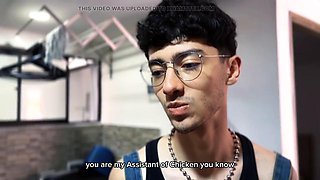 Hunk Deep-Throats Andcristianns Balls Every Morning