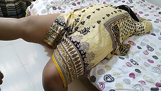 Nandita Stepaunty Without Pajamas and Rough Fuck While Resting on A Bed