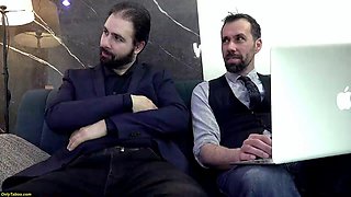 Hentai Secretary with Massive Natural Tits and Ravenous Horniness Craves Intense Threesome Pounding in Office
