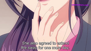 ''Despite Feeling Guilty'' She Still Cheats on Her Husband - Hentai Anime, Eng Sub