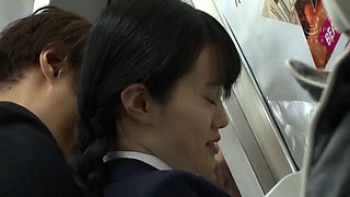 Japanese teen on the bus