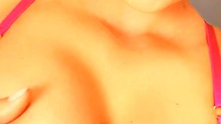 Big boobs milf masturbates with her dildo