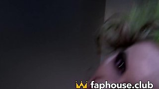 XXX Cat-woman Facial with Joker During Dirty