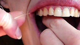 I Clean My Teeth with Dental Floss