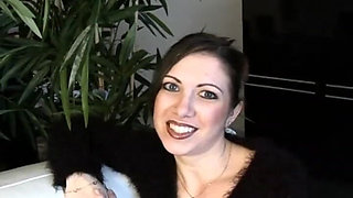 Beautiful French Brunette in Casting