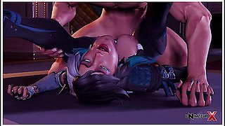 Luna Snow Gets A Little Help From Johnny [marvel Rivals] (enimatorx)