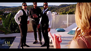 Unexpected 3 BBC Gangbang During Photoshoot,irish Snowbunny Tina Snow Pissed on & Destroyed