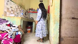 Indian Mother-in-Law Hardcore Kitchen Fuck - Horny Husband Pounds Saas After Wife Rejects Him