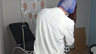 Nasty patient pissed on the therapist's trouser snake and had numerous ejaculations!