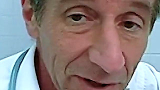 Doctor's ass fuck and piss slut