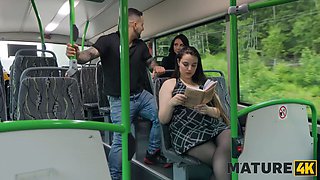 Mature4k. hot and leaking porn in the bus