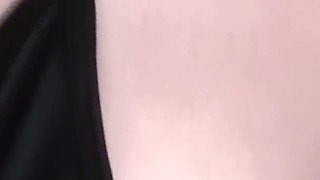 Amateur Bathroom Selfie - Pink Panties and Shaved Pussy