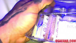 Hot young girl has fun with gifted