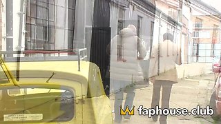 Risky 3some orgy XXX with Blond hair lady Cop Whore -