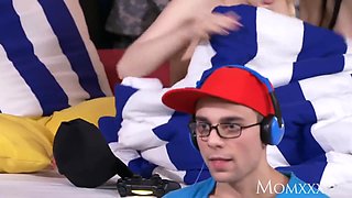 Large Natural Melons Stepmother Id Like To Fuck Seduces Stepsons Teen 18+ Gamer Girlfriend