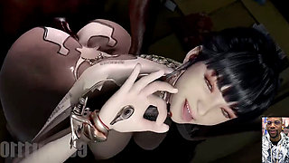 Eve Getting Her Thicc Fat Ass Fucked by a BBC, Emma Frost's Tight Ass Pussy Fucking From Behind