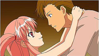 Maid With Beautiful Pink Hair Proposes Creampie To Big Cock