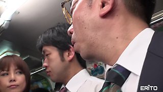 Japanese Sex Public Fetish: Reverse Nanpa On The Bus