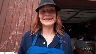 Tony's Wild Waitress Passion in a Big Fiery Encounter