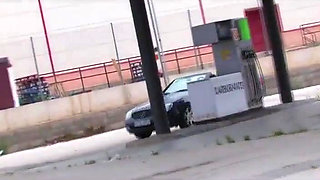 Fucked in exhibit outdoor parking