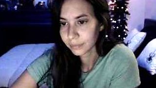 Brunette Solo Webcam Masturbation