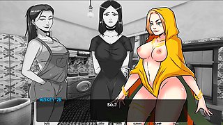 3d animation, in english, school girl